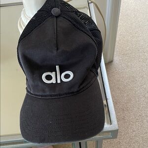 ALO Black Mesh Hat